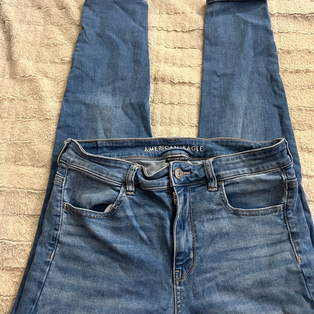 American Eagle Outfitters Blue Skinny Jeans